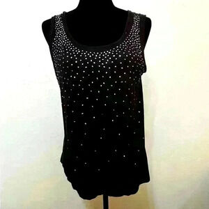 a.n.a Women’s Rhinestone Accent Tank Tunic PXL